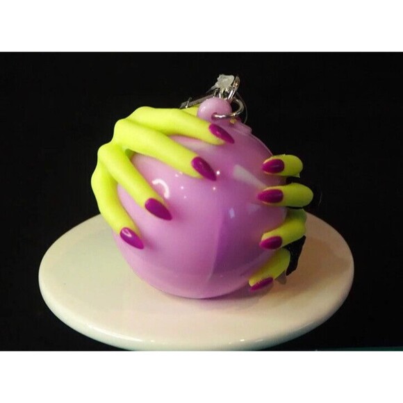 Bath Body Works Halloween Crystal Ball LED Light-Up PocketBac Holder Keychain - Picture 9 of 11